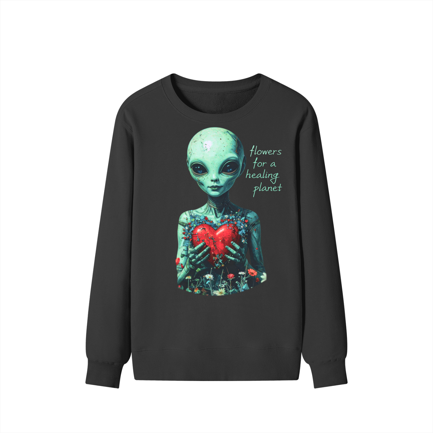 Flowers for Earth | Classic Cotton Sweater